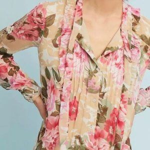 Anthropologie Ranna Gill "Eden" Blouse Sz XL - NWOT & Stunning!!